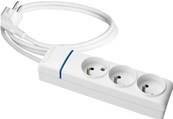Bloc multiprises 3 prises 2p+t sans inter-cordon 1.5m