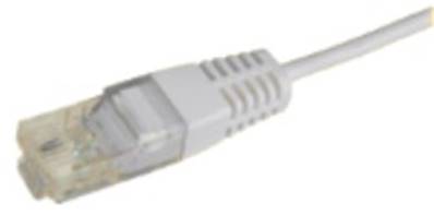 Cordon tél. RJ45/RJ45 2 paires 4-5 7-8 / 4-5 7-8 - 2m - gris