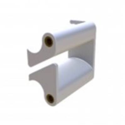 Support de cable 1 u - blanc