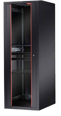 Baie de brassage 26u 600x800 noire-montee-charge 600kg
