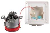 Plastron encastrable fibre optique - 2 SC/apc simplex