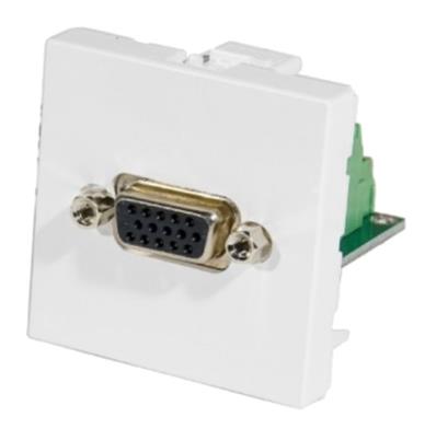 Plastron vga avec bornier vis