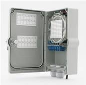 Boitier mural abs ip65 6 trav. SC duplex multimode