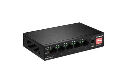 Switch edimax 5 ports fast ethernet / 4 ports poe+ 60w