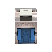 Connecteur Keystone RJ45 3 sorties Cat. 6A S/FTP | Corning