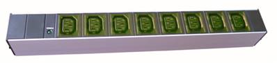 Bandeau secteur 8 prises c13 avec voyant - vert