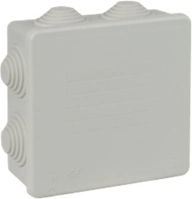 Boite de derivation ip55 100x100x45-7 entrees diam25