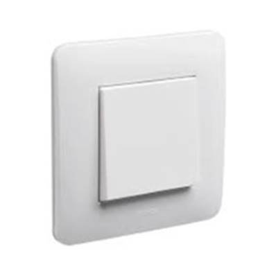 Bouton poussoir 10a 250v blanc