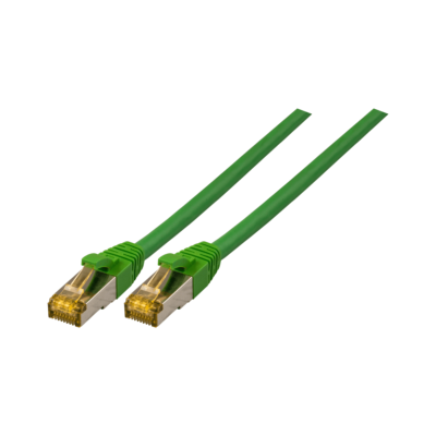 Cordon RJ45 Ultra Flex Cat. 6A S/FTP - LSOH / TPE | Vert 5m 