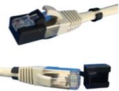 Cordon RJ45 c6a sftp 15m lsoh blanc - snagless - protege rj