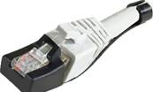 Cordon RJ45 cat 8.1 s/ftp 1m languette connecteur protgs