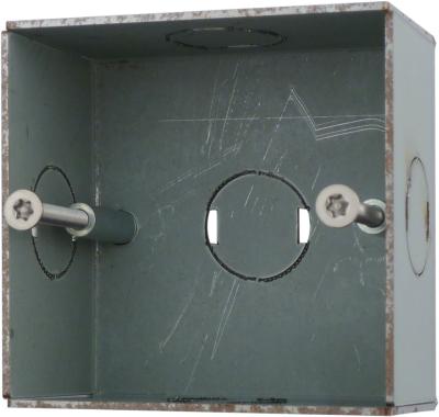 Boîte d'encastrement anti-vandale 80 x 80 x 30 mm pour bouton de sortie