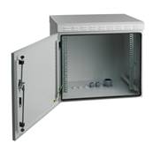 Coffret Outdoor 19" IP55 - 12U 600 x 600 mm - Gris