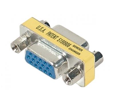 Adaptateur vga coupleur hd-15 f / hd-15 f