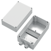 Boitier IP65 pour alimentation rail DIN