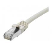 Cordon RJ45 cat.6a f/utp lsoh protege languette 25m gris