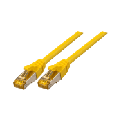 Cordon RJ45 Ultra Flex Cat. 6A S/FTP - LSOH / TPE | Jaune 5m 