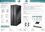 Baie serveur 42u 800x1000 noire- montee - charge 600kg