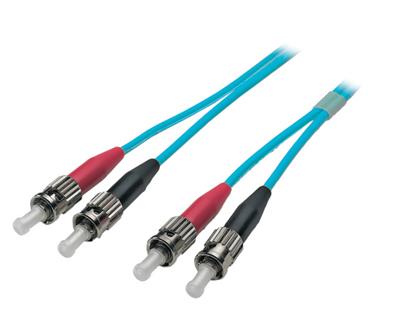 Jarretiere optique duplex st/st - 50/125 om3 - 0.5m