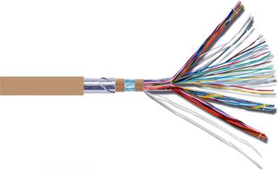 Cable syt2 5p 6/10eme arme marron lszh c1