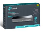 Switch 8 ports RJ45 full poe+ 124w 10/100/1000 tp-link