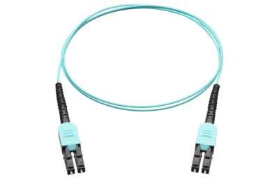 Jarretière optique OS2 uniboot LC/LC 5m aqua – câble 1,4 mm premium