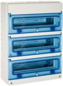 Coffret modulaire vide etanche ip65 48 modules 362x500x160