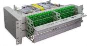 Tiroir - ftth -3u - equipe 144 traversees - pivotant gauche