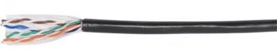 Cable f/utp cat.6a monobrin 4 paires - exterieur pe - 305m